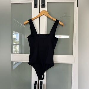 Abercrombie Square Neck Bodysuit - Black